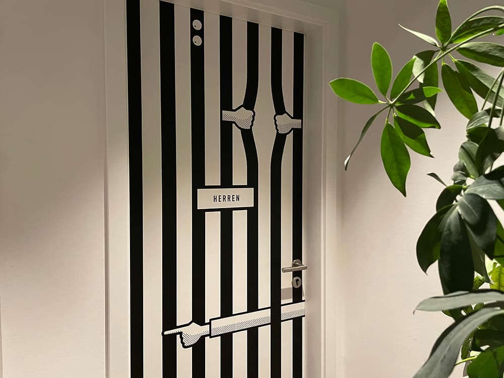 Messestand Folierung